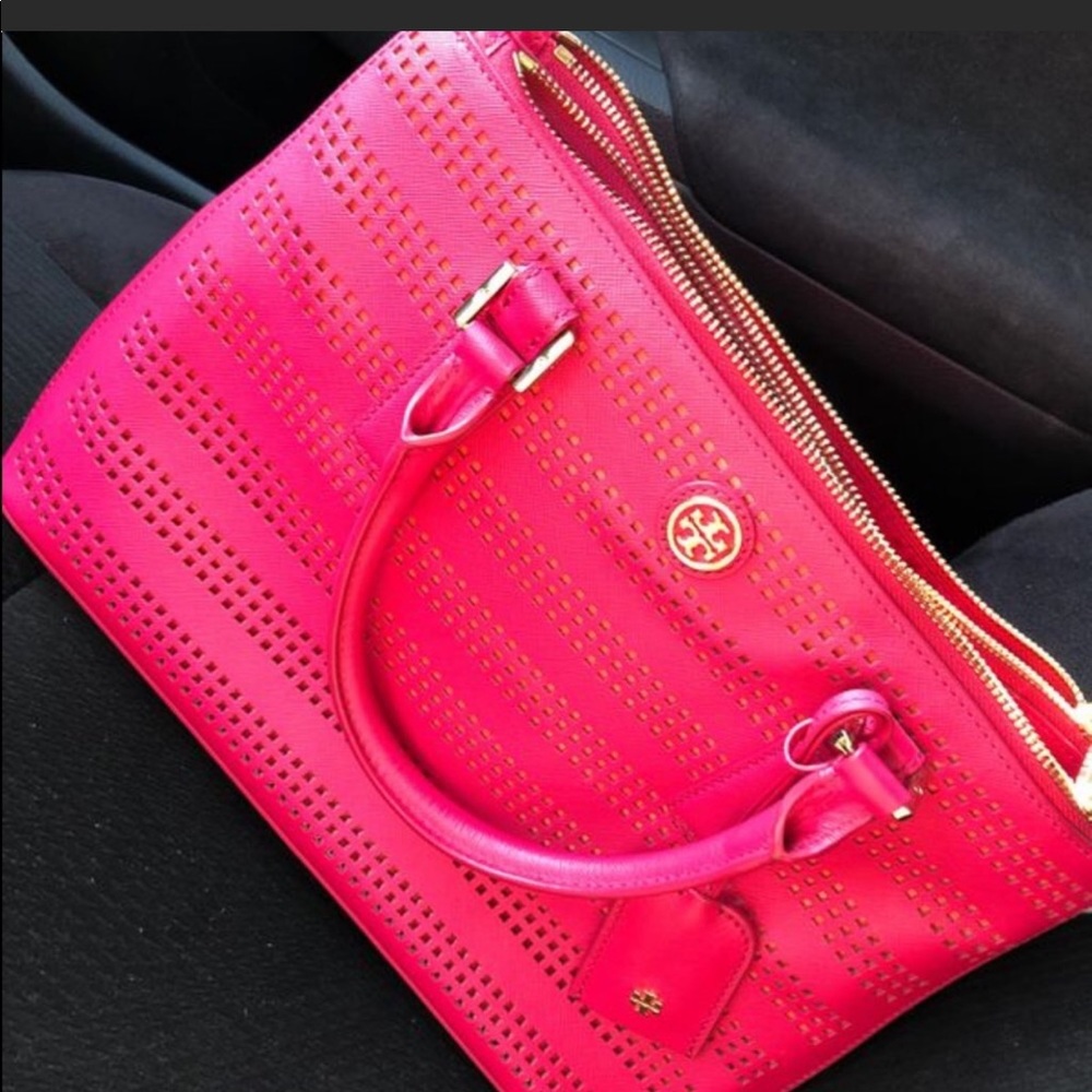 Tory Burch pink tote